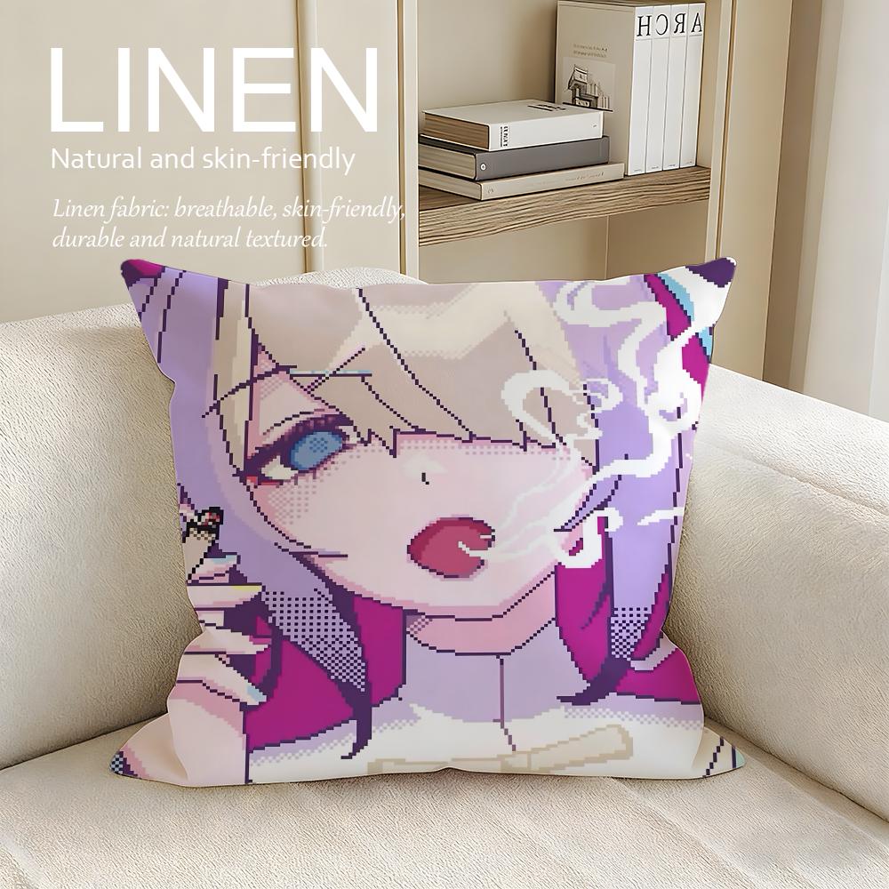 

Game Needy Streamer Overload Cushion Cover Pillowcase Set Pcs x x Breathable Washable Sofa Cushion Cover 30X30cm