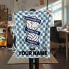 Custom Name Birmingham City Flannel Blanket, High quality Comfortable for All Seasons, Home Decor, Warmth and Comfort