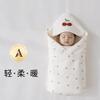 95*95cm  Newborn Swaddle Blanket Thick Cotton Cartoon Winter Baby Wrap for Delivery Room Outdoor Soft Infant Carrying Wrap Gift