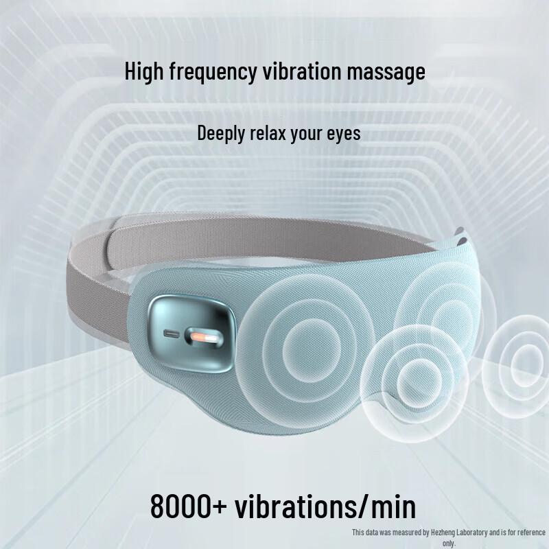 HEZHENG Smart Heated Vibration Eye Massager CN plug (adapter included)
