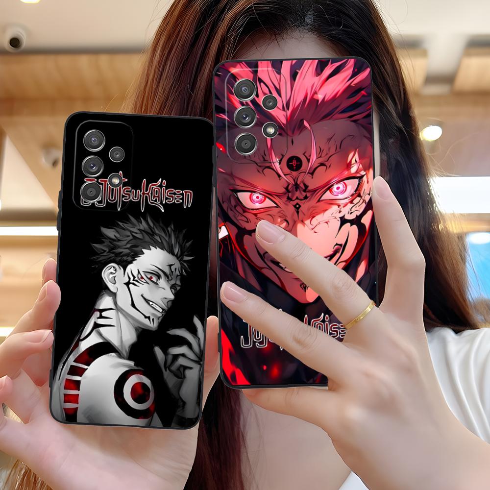 Jujutsu Kaisen Sukuna Mobile Phone Case for Samsung Galaxy A56 55 54 53 52 51 36 35 34 23 16 15 5G Colorful Cover Luxury Pretty
