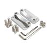 Chrome Front Fender Riser Spacer Bracket For Harley 00-13 Touring Road King Road Street Electra Glide FLHR FLHT 21" Wheel Chrome