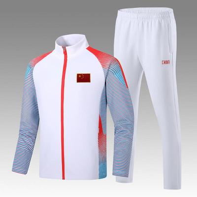Chinese Team Sportswear: Stand-Up Collar Jacket for Coaches & Members - Spring/Autumn Training Suit