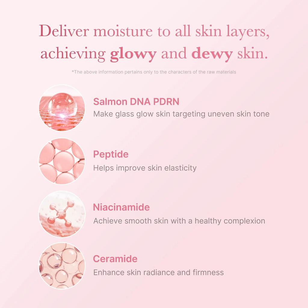 Medicube PDRN Pink Niacinamide Milky Toner for Hydrating, Moisturizing, Soothing, Ceramide, Peptide, Glass Glow Skin