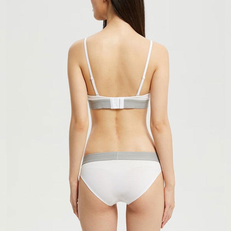 Calvin Klein Dual Gravity Bra With Removable Padding Women Underwear White QF6990-100