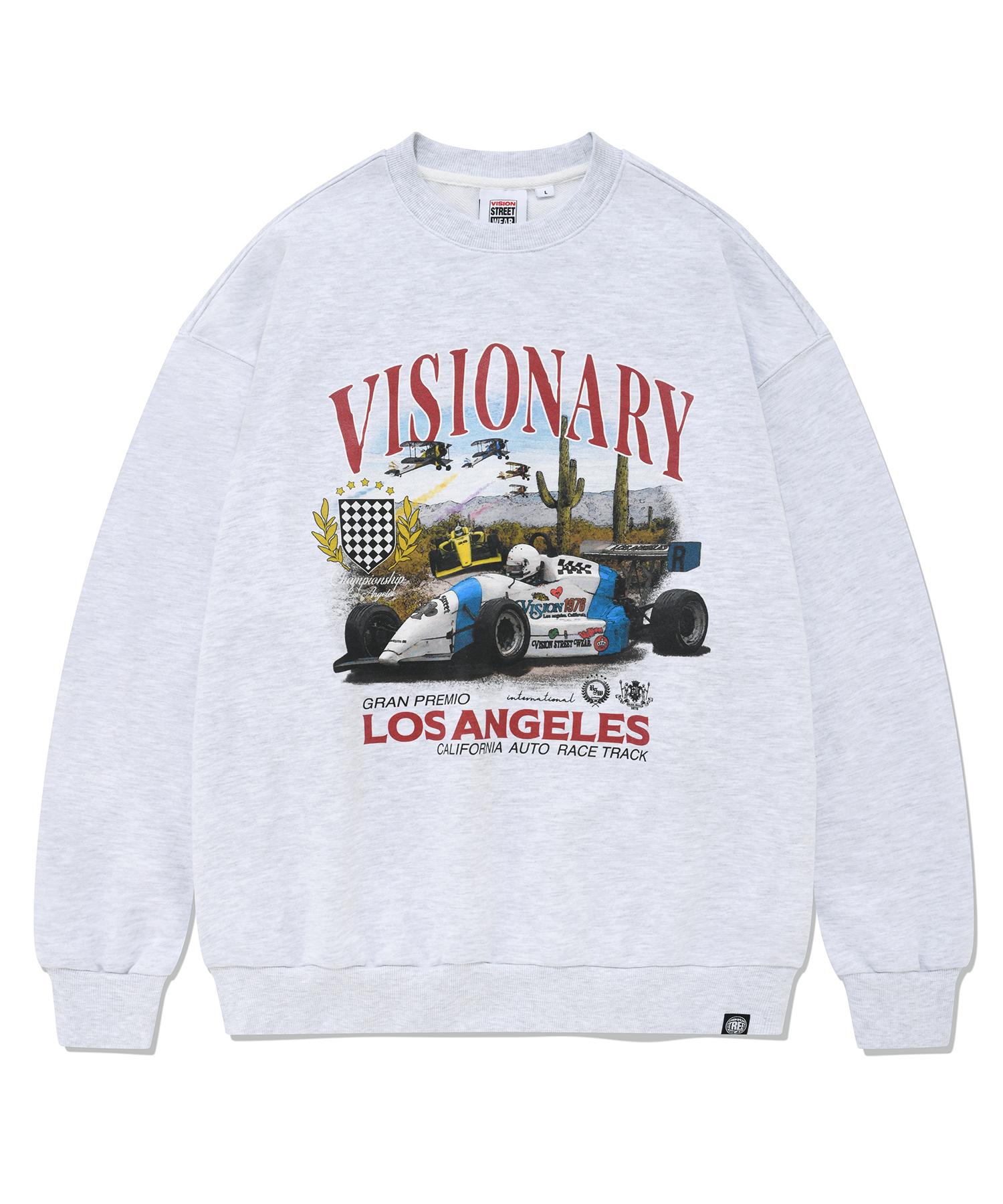 Vision Streetwear Vsw Свитшот с круглым вырезом Светло-серый S