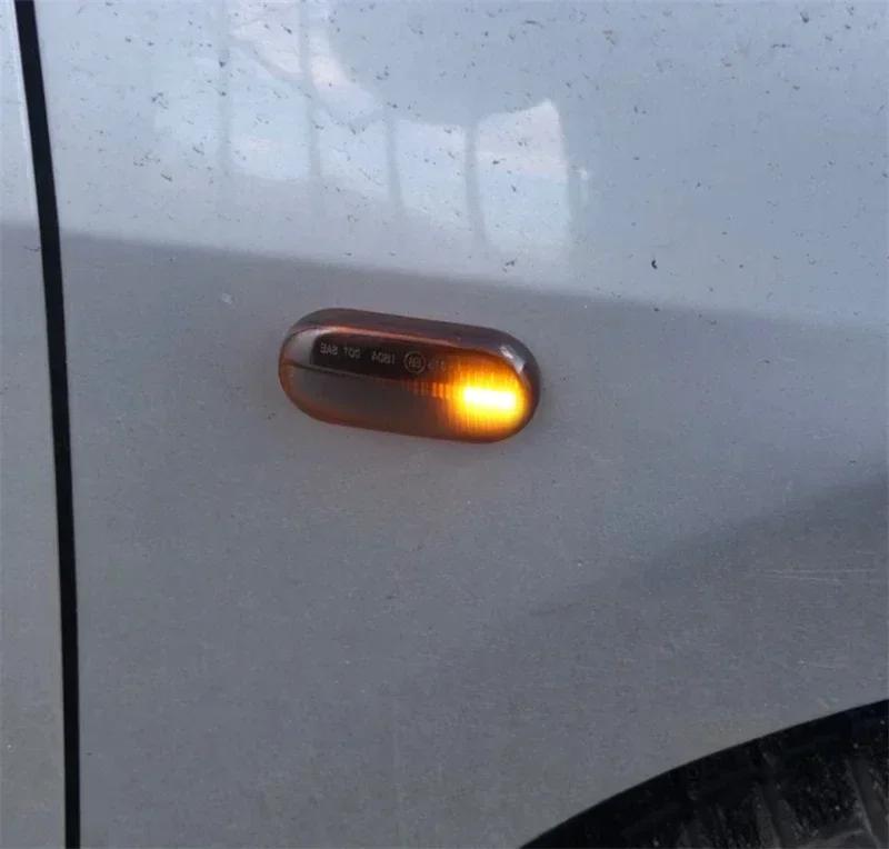For Nissan Tiida C11 Note E11 NE11 Micra K12 NP300 Navara D40 Qashqai J10 Pathfinder Dynamic LED Side Marker Light Signal Blinke