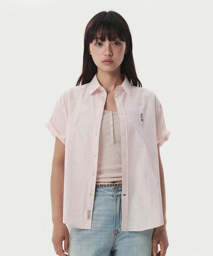 WHO.A.U Steve Loose Fit Short Sleeve Shirts / Whyag2511F