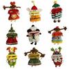 Cartoon Crochet Keychains Woven Knitting Doll Creative Sausage Mouth Doll Car Keys Holder