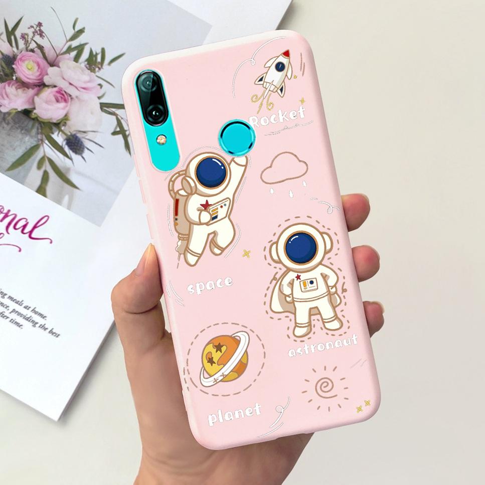 For Huawei P Smart 2019 6.21"Case Cute Cartoon Astronaut Soft Silicone Cover For Huawei P Smart 19 POT-LX3 Shockproof Phone Case