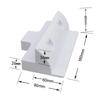 1/4/6Pcs Solar Panel Mounting Bracket Plastic Photovoltaic Panel Fixing Corner Brackets For Caravans RV Motorhomes Camper Vans