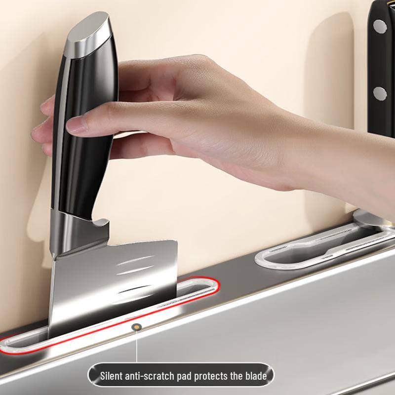 Youshu Wall-Mounted Kitchen Storage Rack with Knife Holder