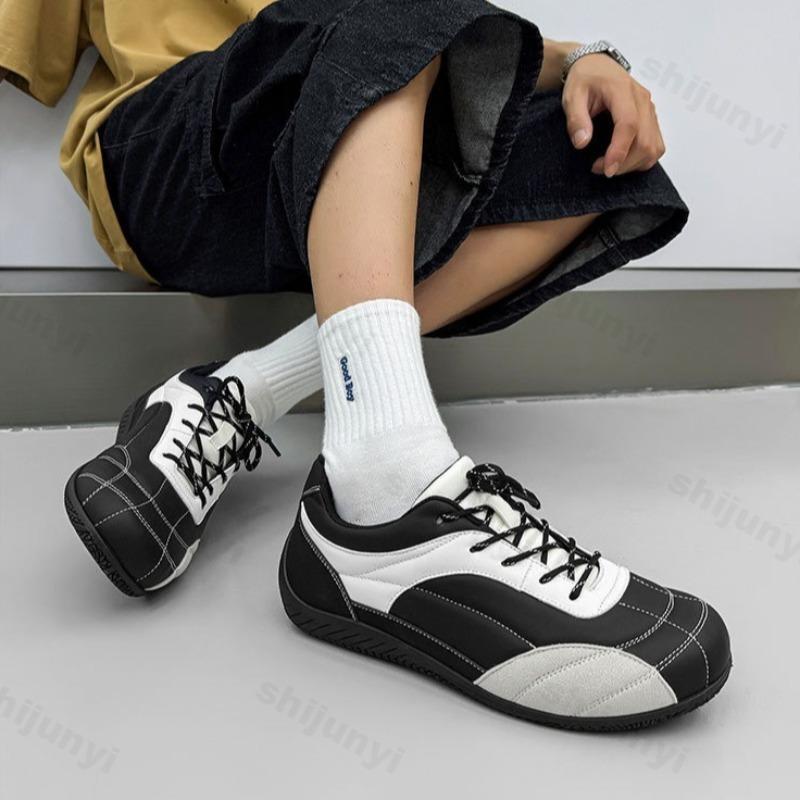 Mode 2025 Frühling Neue Herrenmode Trend Rutschfeste Lässige Sportschuhe Dünnsohlige Low-Top Vielseitige Bequeme Schnür-Flache Sneaker