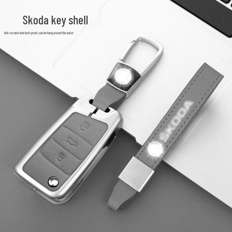 Skoda Key Cover for 23 Models: Octavia, Rapid, Superb, Fabia, Karoq, Spaceback, Hao Rui, Kodiaq, Kamiq