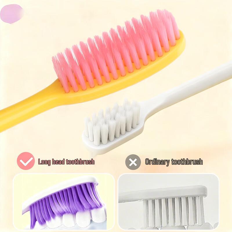 Vibrant High-Density Soft Bristle Adult Toothbrush