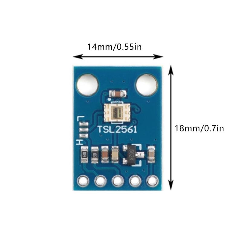 Luminosity Sensors Module 0.1 to 40000Brightness Light Measurement Device Low Power 3Volt Operation Small Design