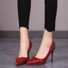 Fashion Spring Women Pumps Fashion Pointed Toe High Heels Sexy Dress Shoes Stiletto Office Work Women Shoes Autumn Wedding Party Shoes