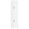 Highboard White 34.5 x 34 x 180 cm Particleboard