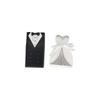New Tuxedo Dress Gift Ribbon Candy Boxes Groom Bridal Favor Gift Wedding Party