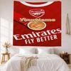 Arsenal Custom Your Name Wall Decor Tapestry Art For Pet Memorial Birthdaywedding Party Backdrop Family Gift