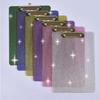 A4 Writing Board Glitter Clipboard Hanging Clipboard Document Clipboard Acrylic Clipboards for Office School