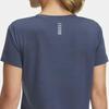 Under Armour Launch Comfortable Fashionable Versatile Short Sleeve Regular T-Shirt Women Tops Blue 1382434-044