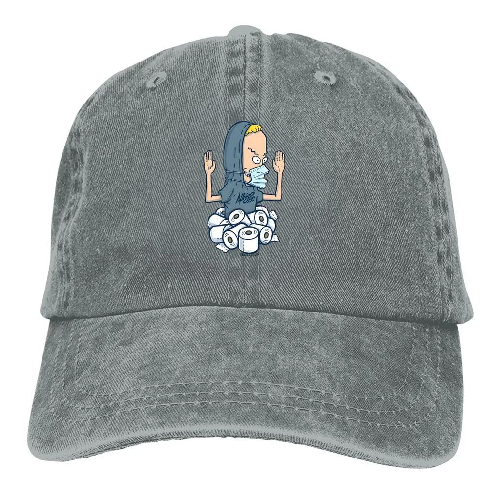Pure Color Dad Hats Beautiful Model Women's Hat Sun Visor Baseball Caps Beavis and Butt-Head Peaked Cap