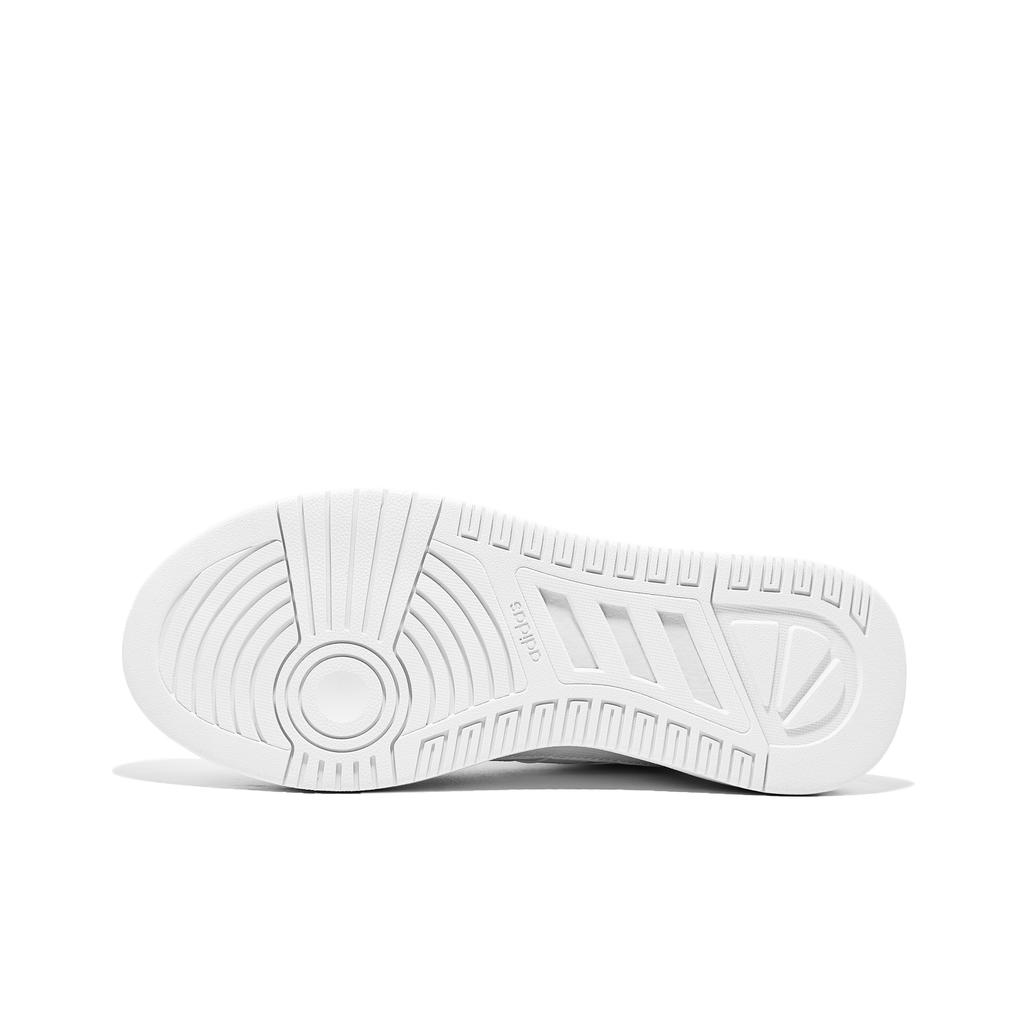 Adidas LITE BALLER No Rain Pu Slip Resistant Cushioning Abrasion Resistant Low top Skateboard Shoes Unisex White Blue JS4358(Team1879-)