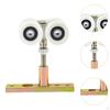 Folding Door Hanger Roller Hanging Wheel Household Rail Pulley for Cloakroom