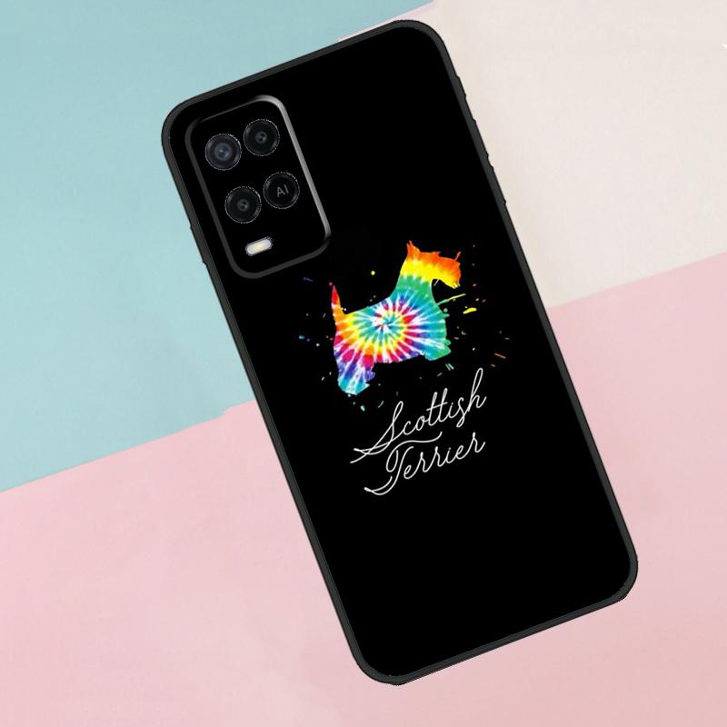 Westie Scottie Scottish Terrier For Oppo A40 A60 A80 A18 A38 A58 A78 A98 A79 A16 A76 A96 A15 A74 A94 A54 A77 A17 Phone Case
