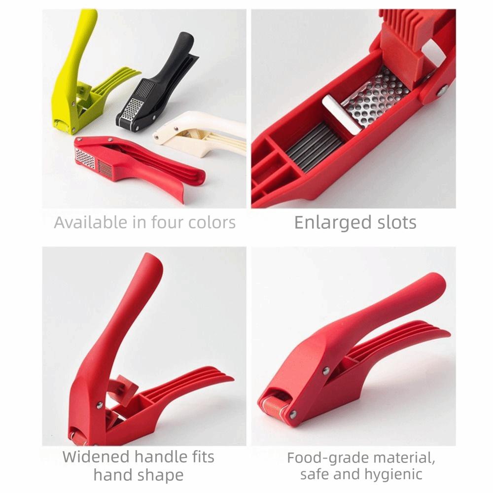 Stainless Steel Garlic Slicer Manual Type Garlic Masher Portable Garlic Crusher Kitchen Use