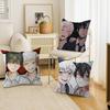 The Summer Hikaru Died Anime Pillow Covers Cartoon Sofa Decorative Home Double-Sided Printing Short Plush Cute Cushion Cover