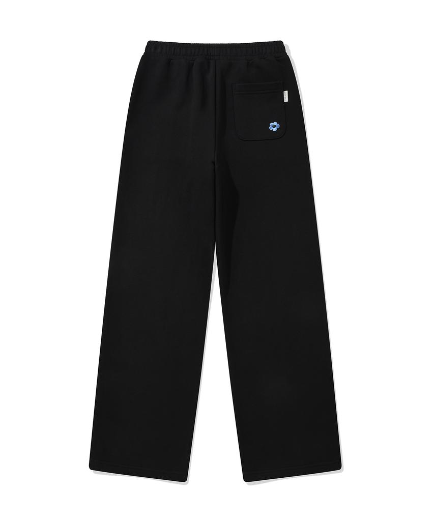 WACKY WILLY Women'S Straight Fit String Sweatpants Black