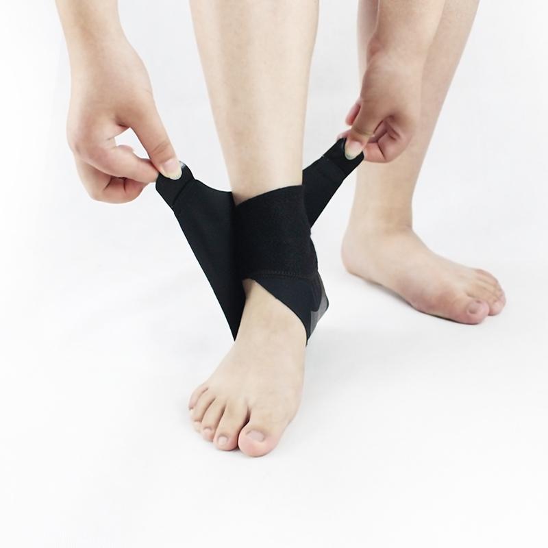 2022 Hot-sale Customized Logo Adjustable Ankle Protector Sport Brace Support Ankle Braces S чёрный