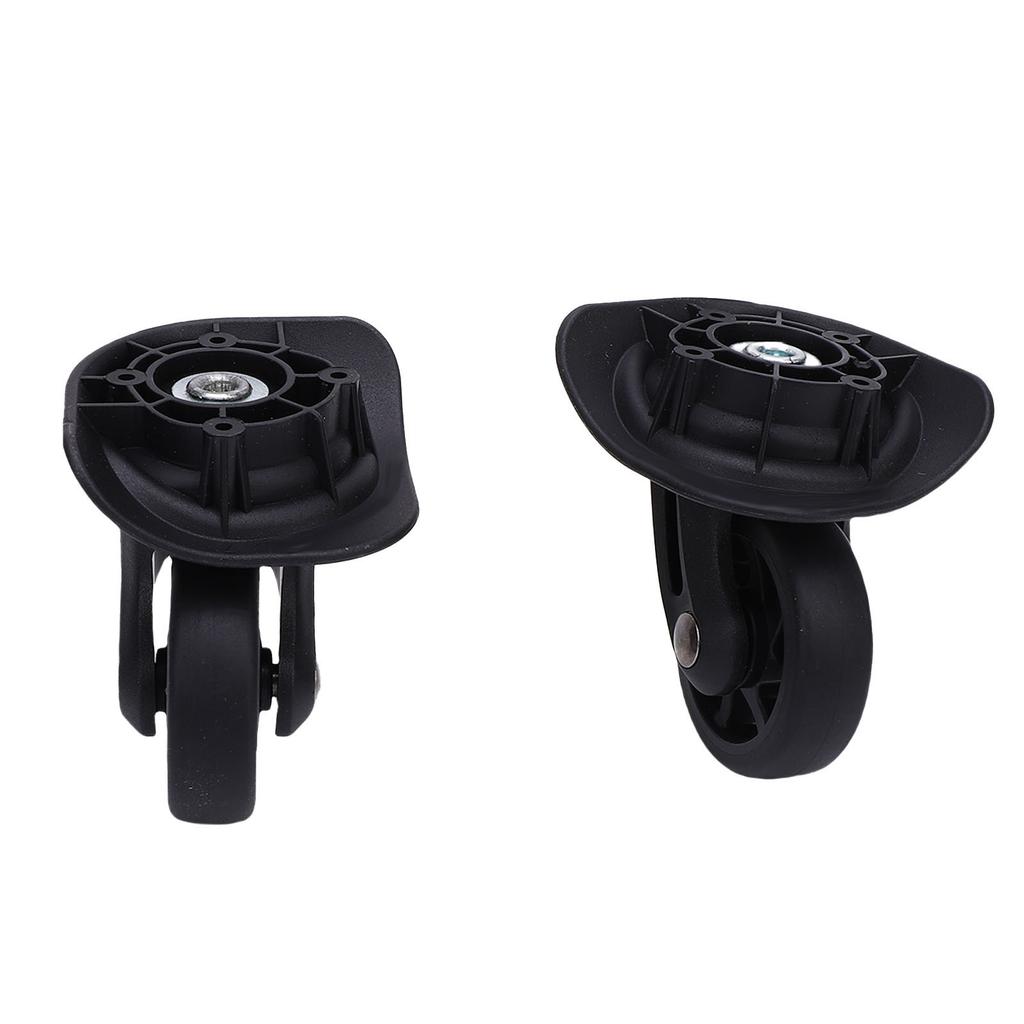 1 Pair Luggage Suitcase Wheels ABS Silent Suitcase Repairing Universal Casters Luggage Accessories for Replacement
