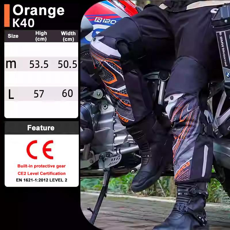 

SCOYCO Мотоциклетные теплые наколенники для ног, для езды на мотоцикле, ветрозащитные зимние водонепроницаемые наколенники для скутера CE2, защитное снаряжение от падений M