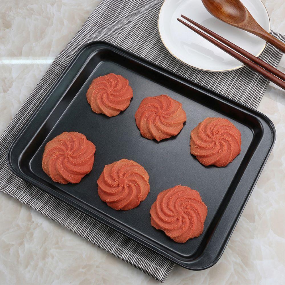 

Нетоксичные прямоугольные формы для выпечки с антипригарным покрытием своими руками Противень для выпечки Противни для выпечки S чёрный