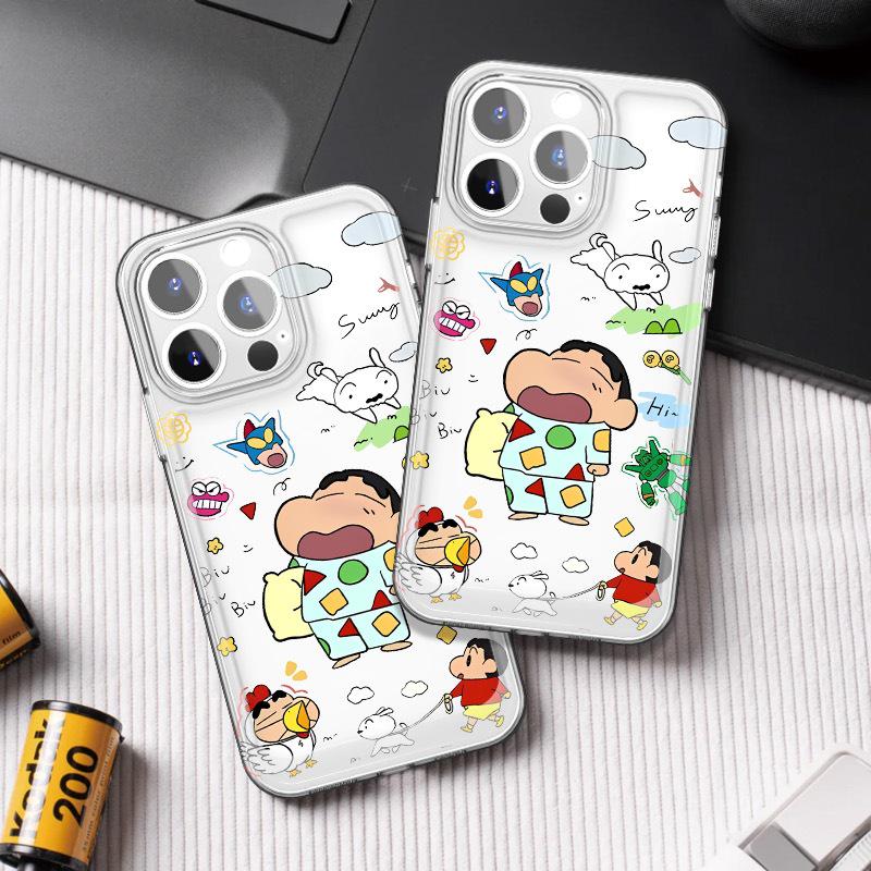 Pyjama Shin-chan Cartoon Mädchen iPhone 17 Pro Max/16 Pro/16 Plus/16E Niedliche Hülle