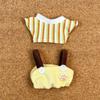 10CM Size Cotton Doll Rompers Soft Cotton Mini Doll Clothes Plush Doll Outfit  Doll Dressing