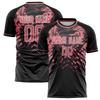 Customized Team Name Number Name Football T-shirt Personalized DIY O Neck Black Sports T Shirts Loose Quick Dry Team Uniform