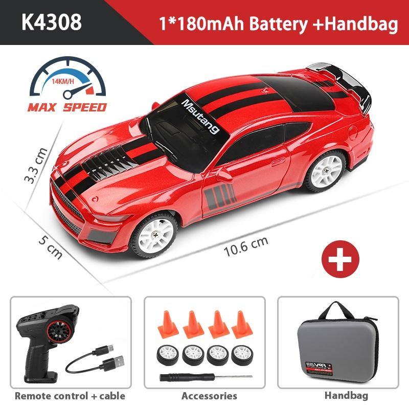 WLtoys 1:43 K4308 2.4G Racing Mini RC Car 14KM/H 4WD Electric High Speed Remote Control Drift Toys for Children Gifts