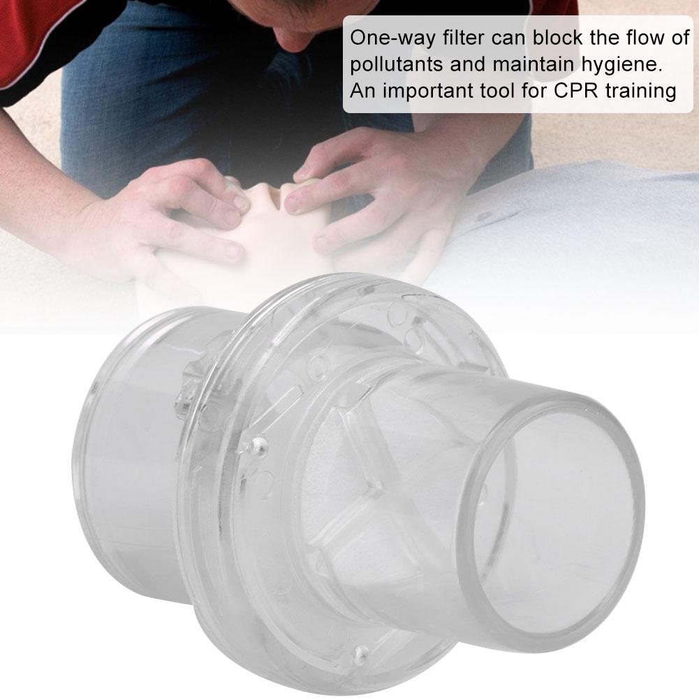 5pcs Rebreather Mouth Breath One Way Valve CPR Mask Artificial Respiration Rescue Tool