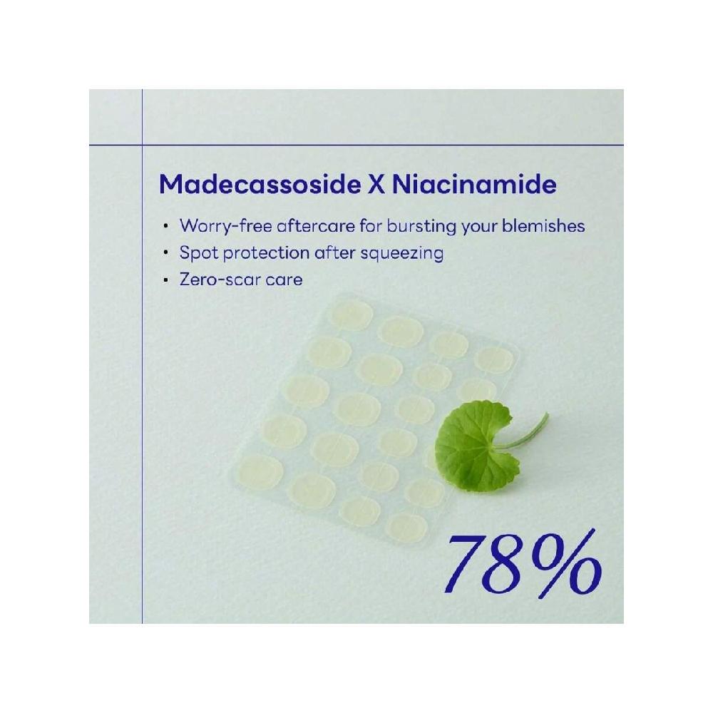 Mediheal Derma Clear Madecassoside Blemish Patch (44 Patches) - Acne Spot Protection, Fast Healing With Madecassoside & Niacinamide