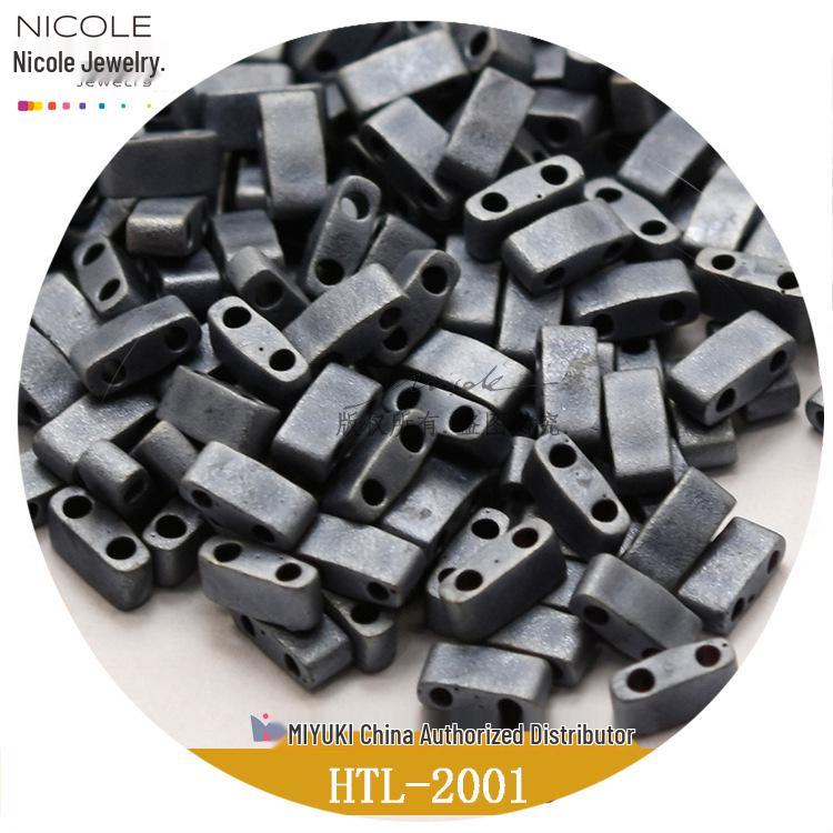 

Miyuki Матовая серия Half Tila Бисер 5x2,3x1,9 мм, упаковка 10 г (DIY Бисероплетение)