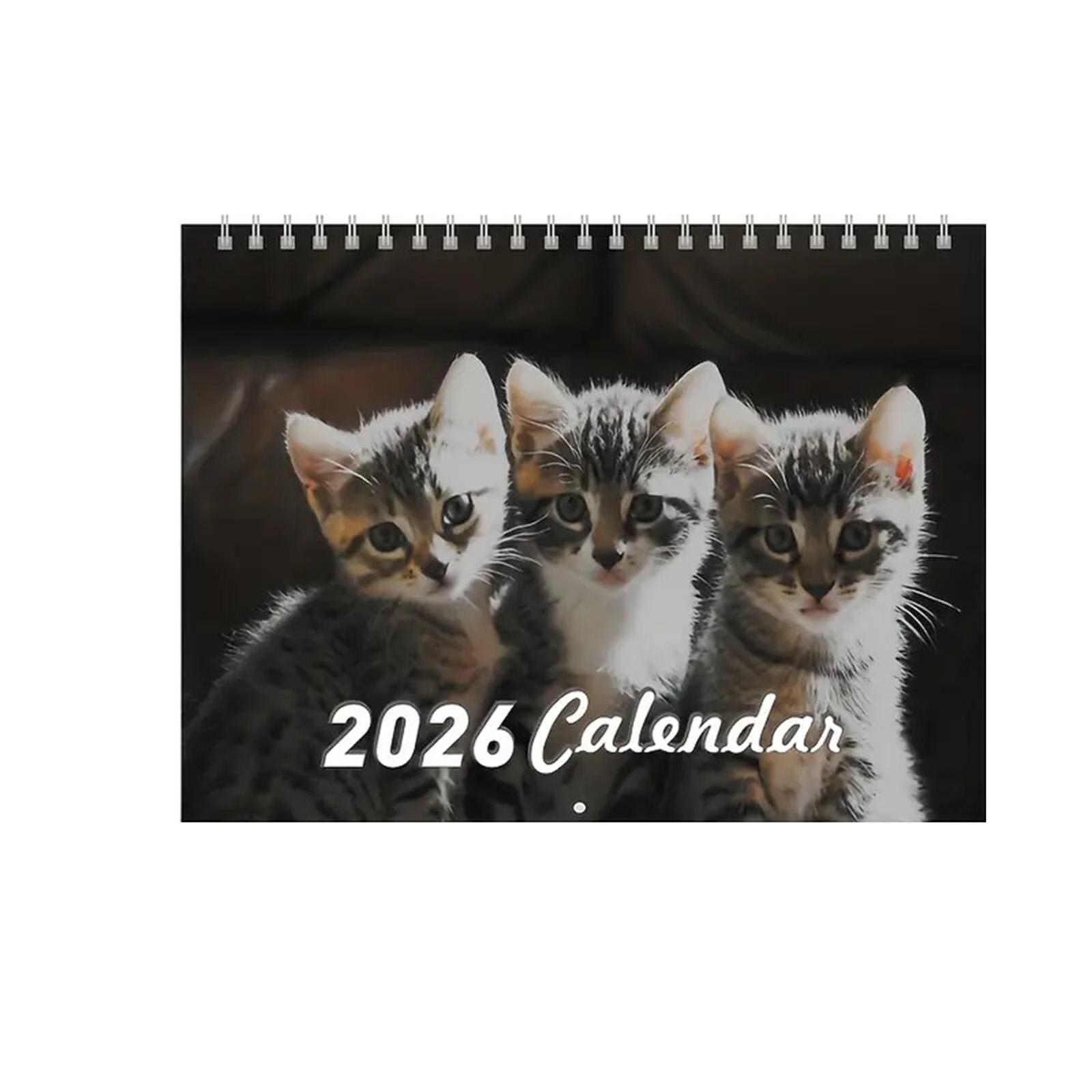 

Personalized Photo Calendar For Cats And Dogs, 2026 Planning, Thick Paper Calendar, Gifts For Adults And Children One Size