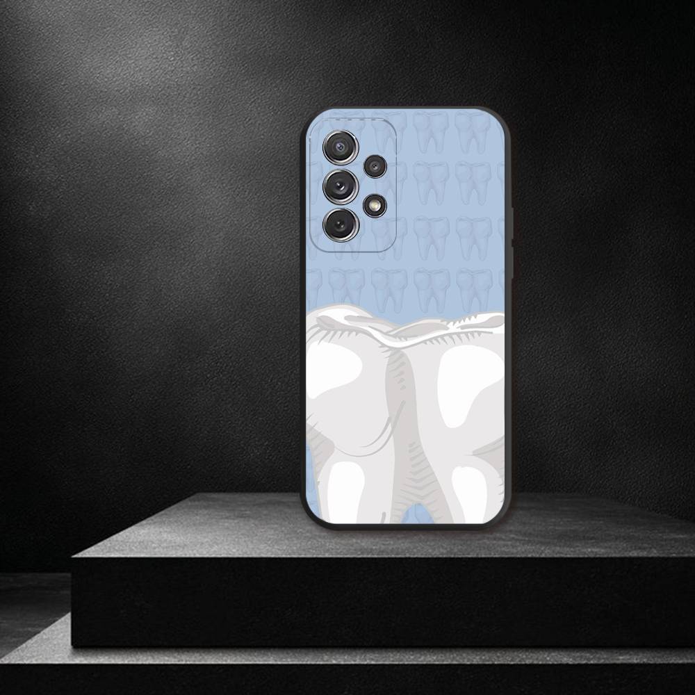 

Dentist T-Teeth Tooth For Samsung S 26,25,24,23,22,30,21,10,9,Ultra,Plus,Lite,FE,4,5G Phone Case Black Soft Case SamsungS25