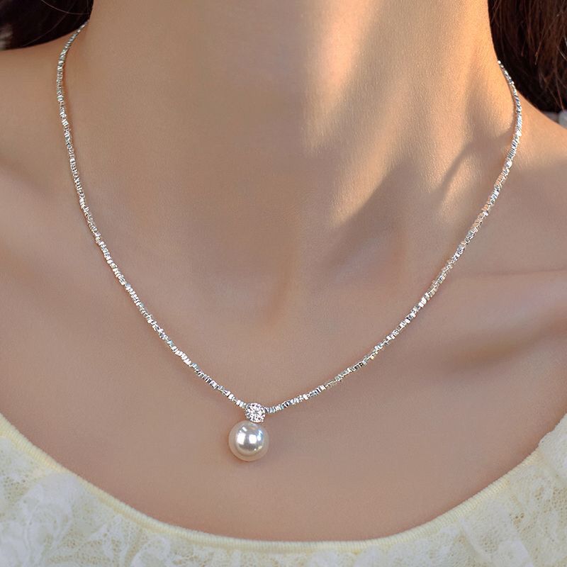 

Жемчужное ожерелье женское позолоченное нишевое дизайнерское высококачественное ключичное ожерелье