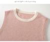 Autumn/Winter Cashmere Color Block Sleeveless Knit Vest