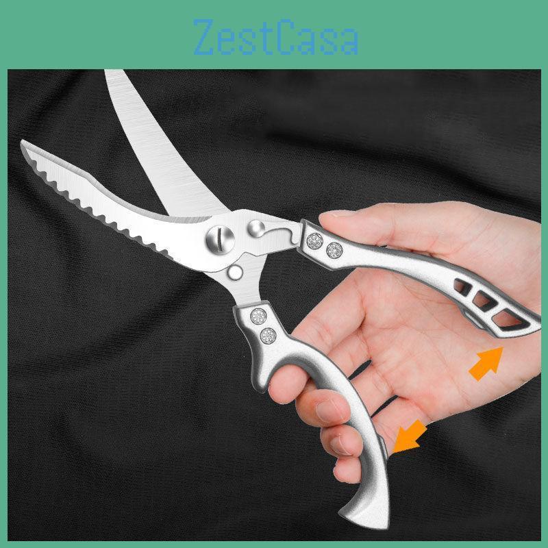 Bone Scissors Steel Chicken Stainless Kitchen Clippers Seafood Chicken Poultry Shears Cutter
