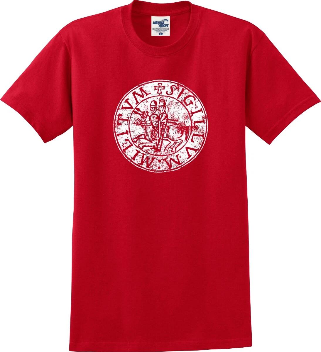 Distressed Seal of The Knights Templar Unisex T shirt (S-5X) L